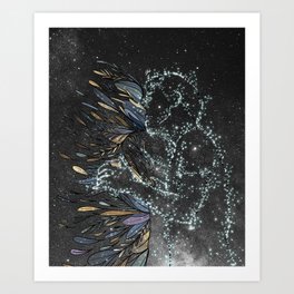 Love it away galaxy. Art Print