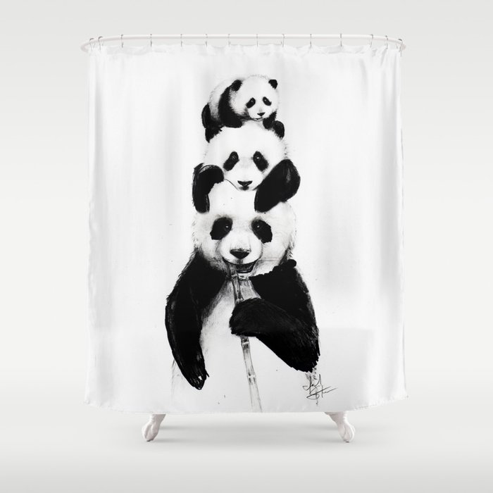 Pand-erations Shower Curtain