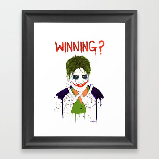 The new joker? Framed Art Print