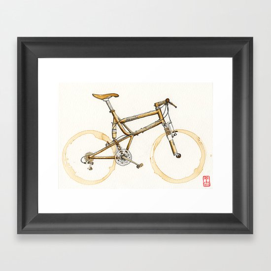 Coffee Wheels #16 Framed Art Print