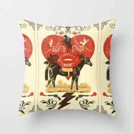 GOTHIC COWBOY Throw Pillow