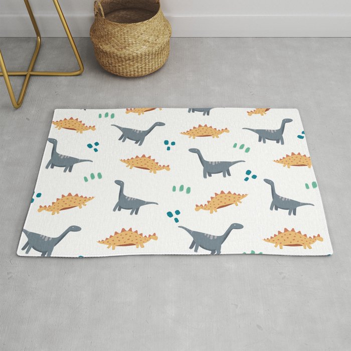 Cute Dinosaurs Print Dino Lover Pattern Rug