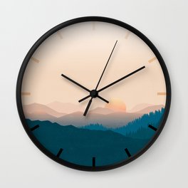 Forest Landscape Wall Clock
