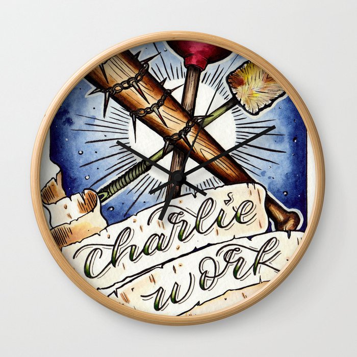 Charlie Work Wall Clock