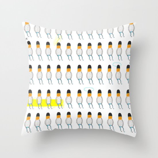 family Throw Pillow