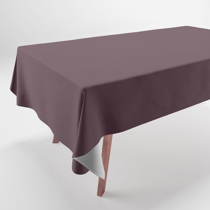 Wine Solid Color 2022 Trending Hue Sherwin Williams Blackberry SW 7577 Tablecloth