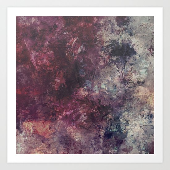 acrylic grunge Art Print