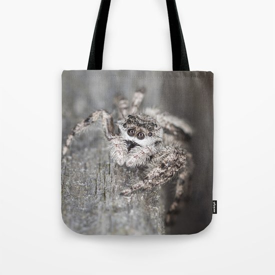 Jumping Spider Tote Bag