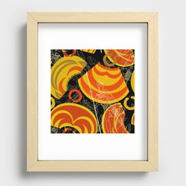 Hawaiian Feather Capes Recessed Framed Print
