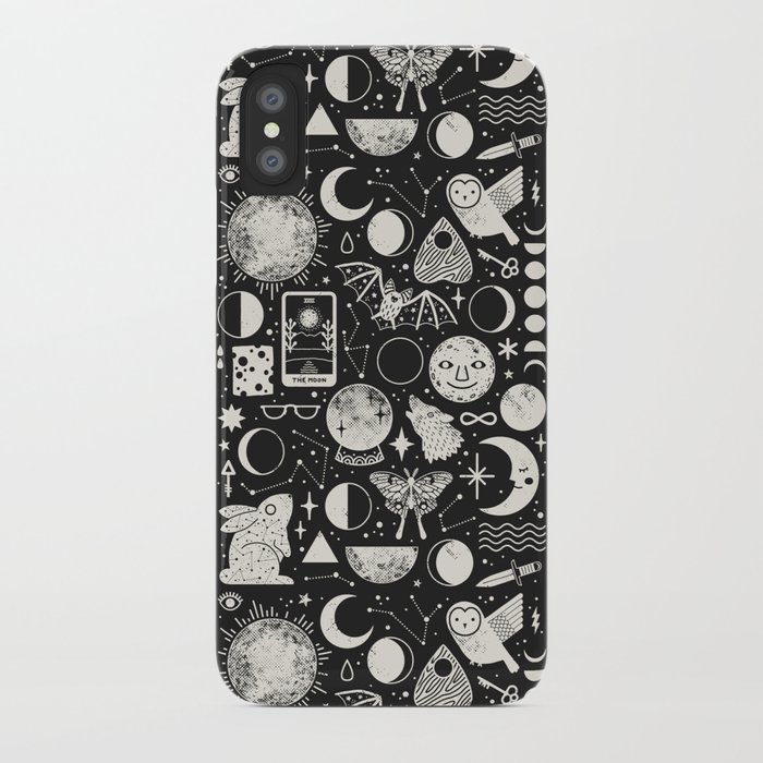 lunar pattern: eclipse iphone case