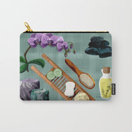 Zen Spa - Digital Collage Illustration Carry-All Pouch