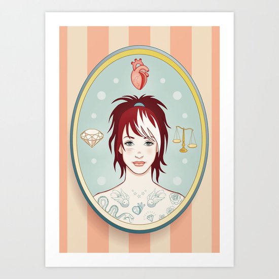 Truth, Love, Beauty Art Print
