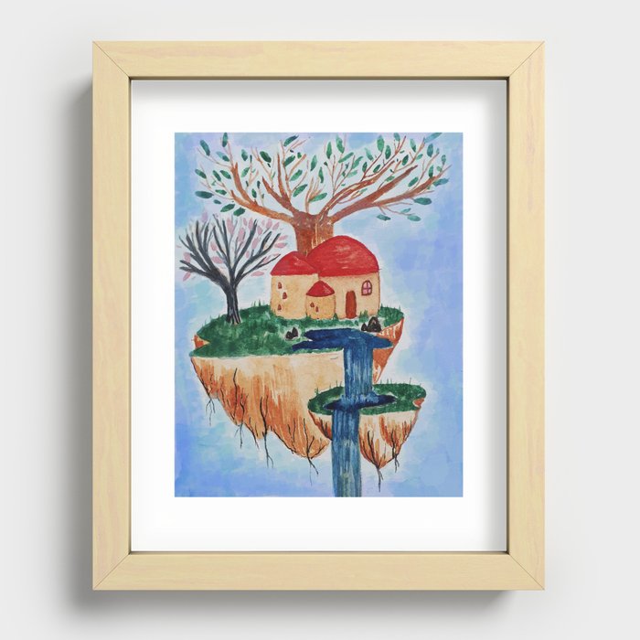 Up In The Air Recessed Framed Print