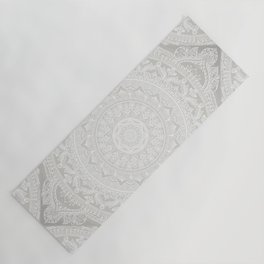 Mandala Soft Gray Yoga Mat