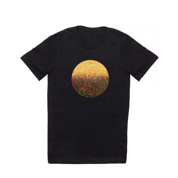 Poppies, Wheat and Cornflowers T Shirt