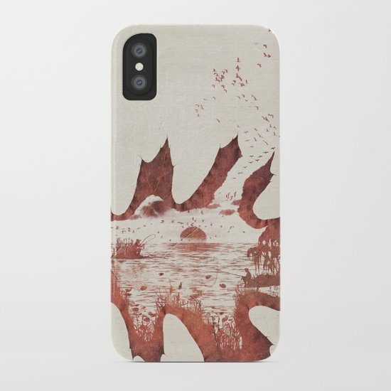 Autumn morning iPhone Case