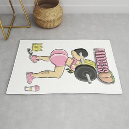 Fitness Princess Area & Throw Rug