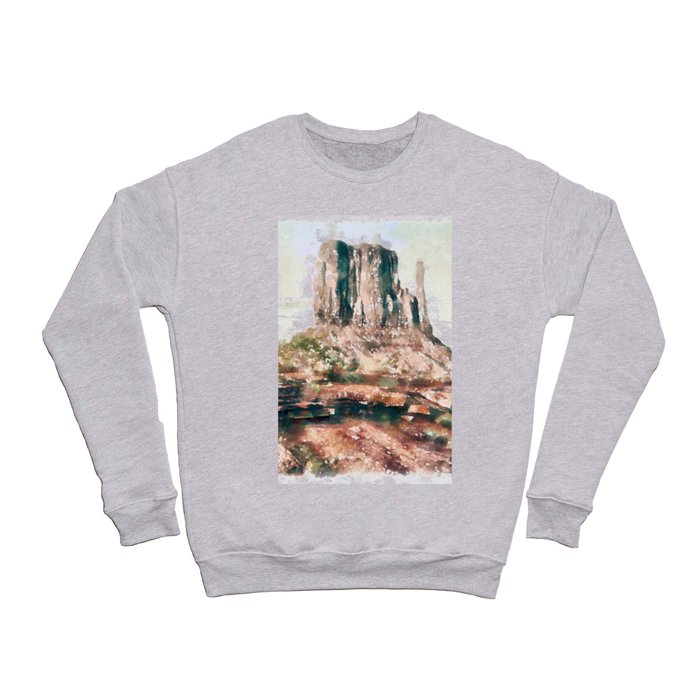 Western Canyon Landscape Crewneck Sweatshirt