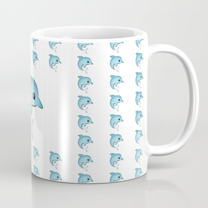 Dolphin Pattern Coffee Mug