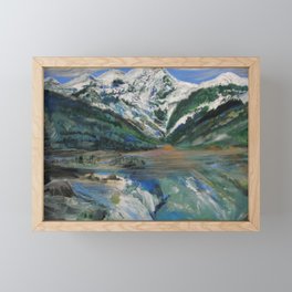 Jones Lake Framed Mini Art Print