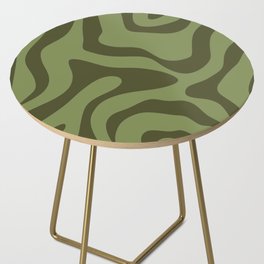 12 Abstract Swirl Shapes 220707 Valourine Digital Design Side Table