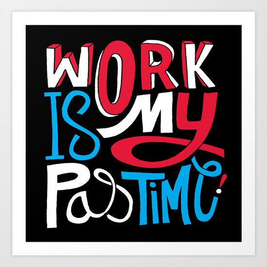 Pastime Art Print