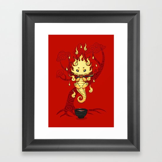 Dragon Tea Framed Art Print