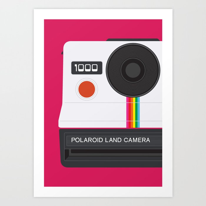 Vintage Polaroid 1000 Art Print