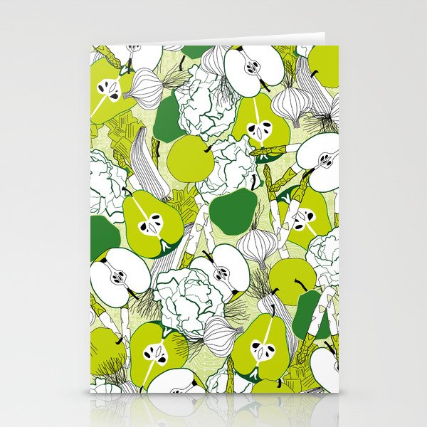 Vegetable pattern Stationery Cards