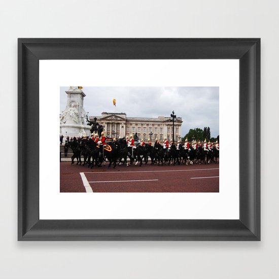 The Guards and Buckingham Palace 8 Framed Art Print
