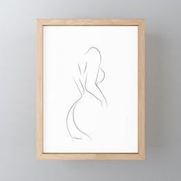 Woman body  Framed Mini Art Print