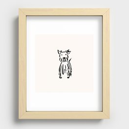 Max the dog Recessed Framed Print