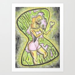 Radium Romance Art Print