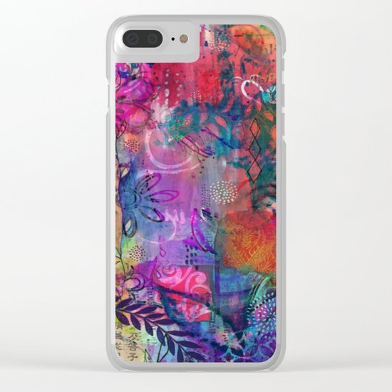 A Delicate Mess Clear iPhone Case