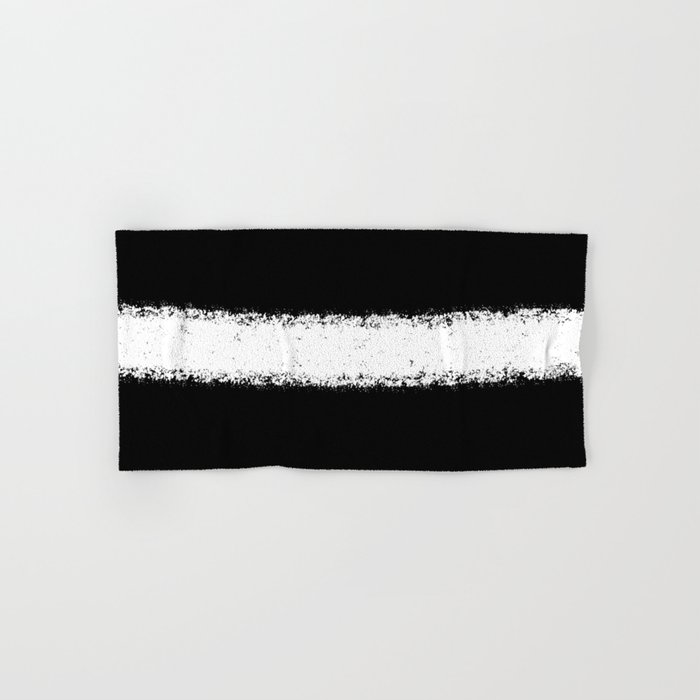 Black and white stripes 2 Hand & Bath Towel