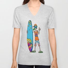 MOBO´S SURF V Neck T Shirt