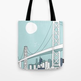 San Francisco Skyline Tote Bag