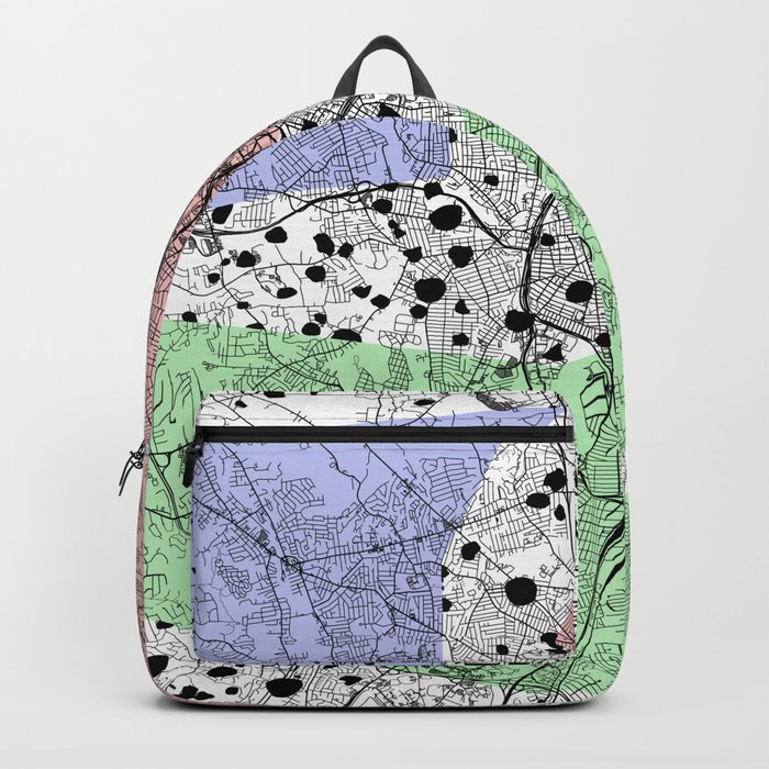 Providence, USA - City Map Collage Backpack