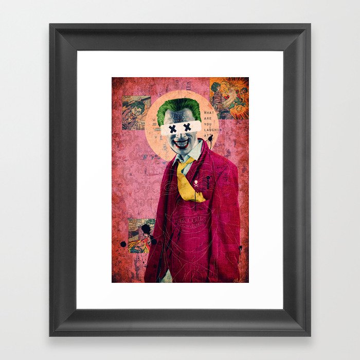 What Are You Laughin' At? Framed Art Print