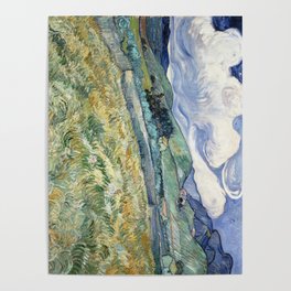 Van Gogh - Landscape from Saint-Rémy, 1889 Poster