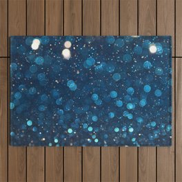 Lighting bokeh background Outdoor Rug