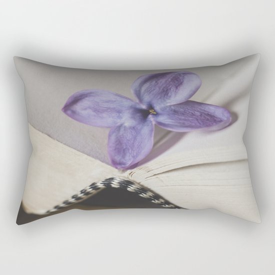Lilac Bookmark Rectangular Pillow