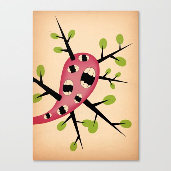 alber mostro Canvas Print