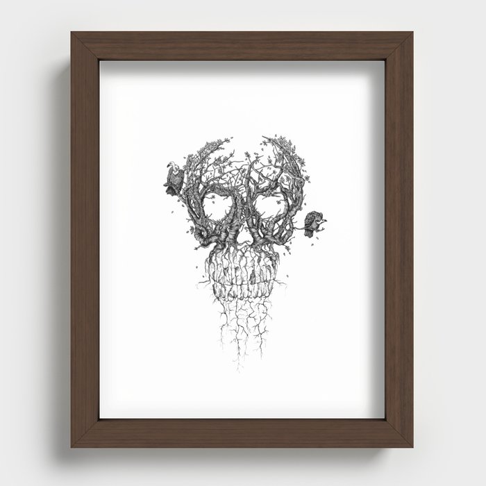 The Vulture Tree Recessed Framed Print