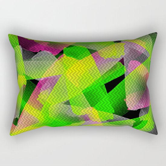 I Don't Do Normal - Abstract Print Rectangular Pillow