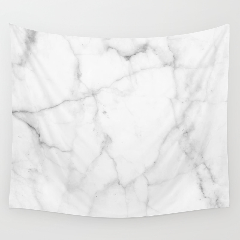 Pure Solid White Marble Stone All Over Wall Tapestry By 5mmpaper Pure Solid White Marble Stone All Over