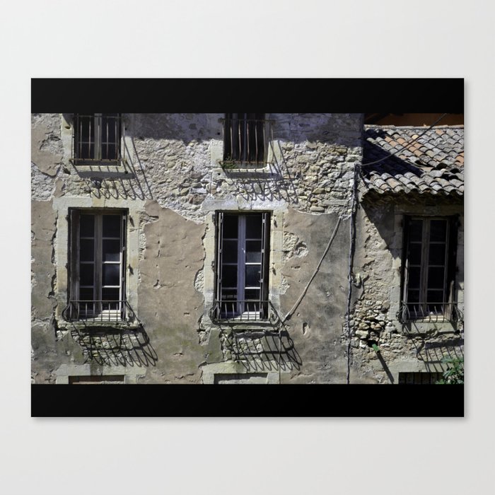 In France, by the window. Canvas Print