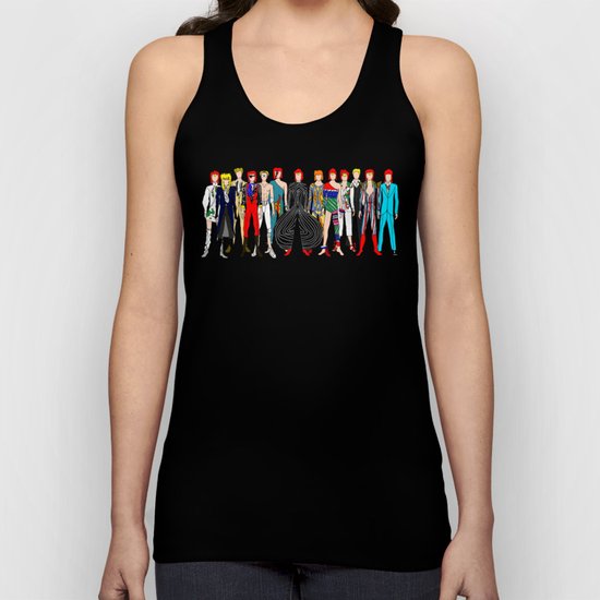 Blue Bowie Group Fashion Outfits Unisex Tank Top