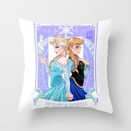 sisters of erendale   Throw Pillow