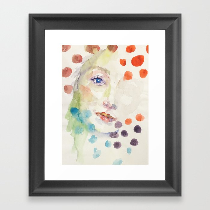 Dot Framed Art Print By Anriwonderland Society6